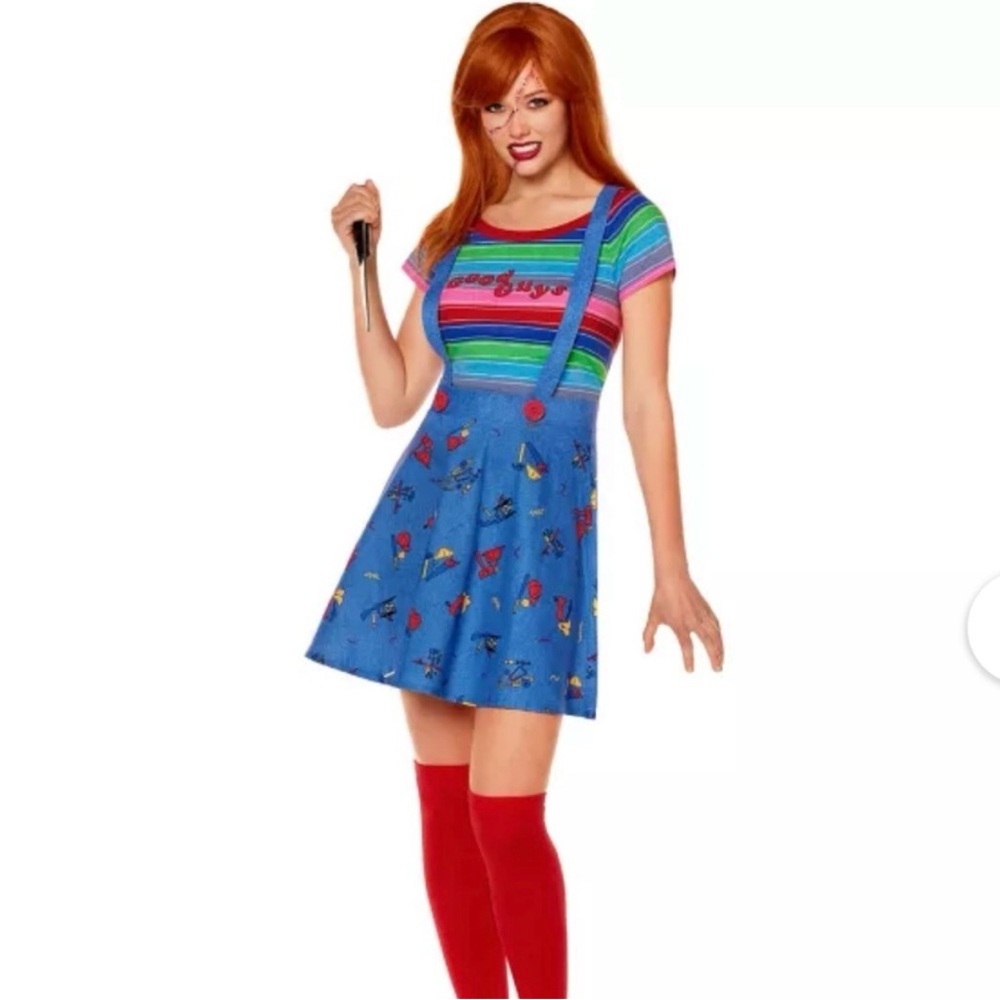 "Good Guys" Chucky Dress Halloween Costume and Wig